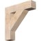 Ekena Millwork Traditional Block Smooth Bracket, Douglas Fir, 5 1/2"W x 26"D x 26"H BKT06X26X26TRA05SDF - alternate 1